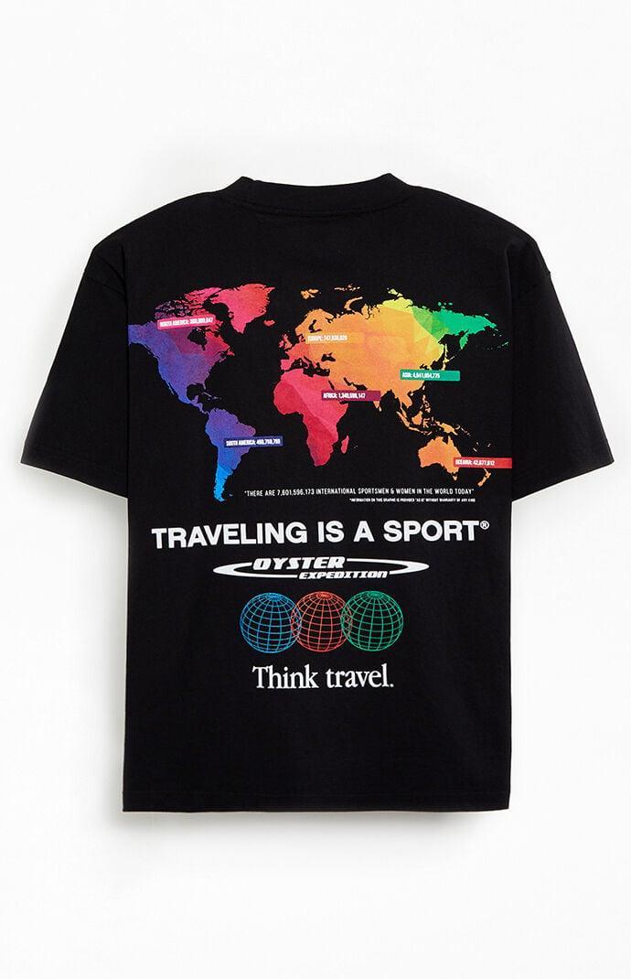 OYSTER EXPEDITION Men's Think Travel T-Shirt Product Image