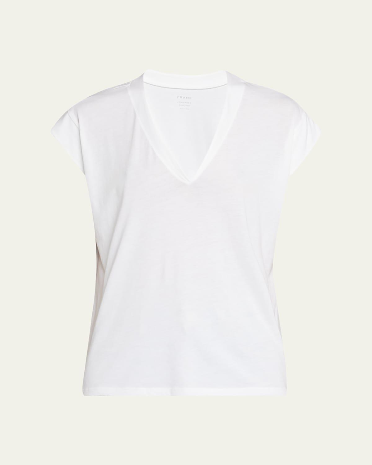 Le Mid Rise V-Neck Tee Product Image