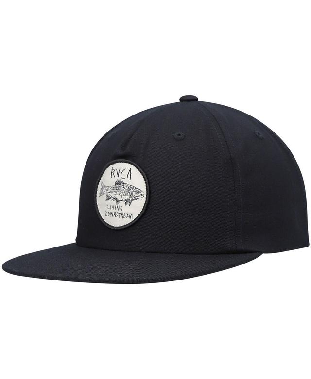 Mens RVCA Black Horton Sport Snapback Hat Product Image