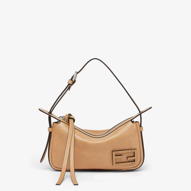 Simply Fendi MiniBeige leather mini-bag Product Image