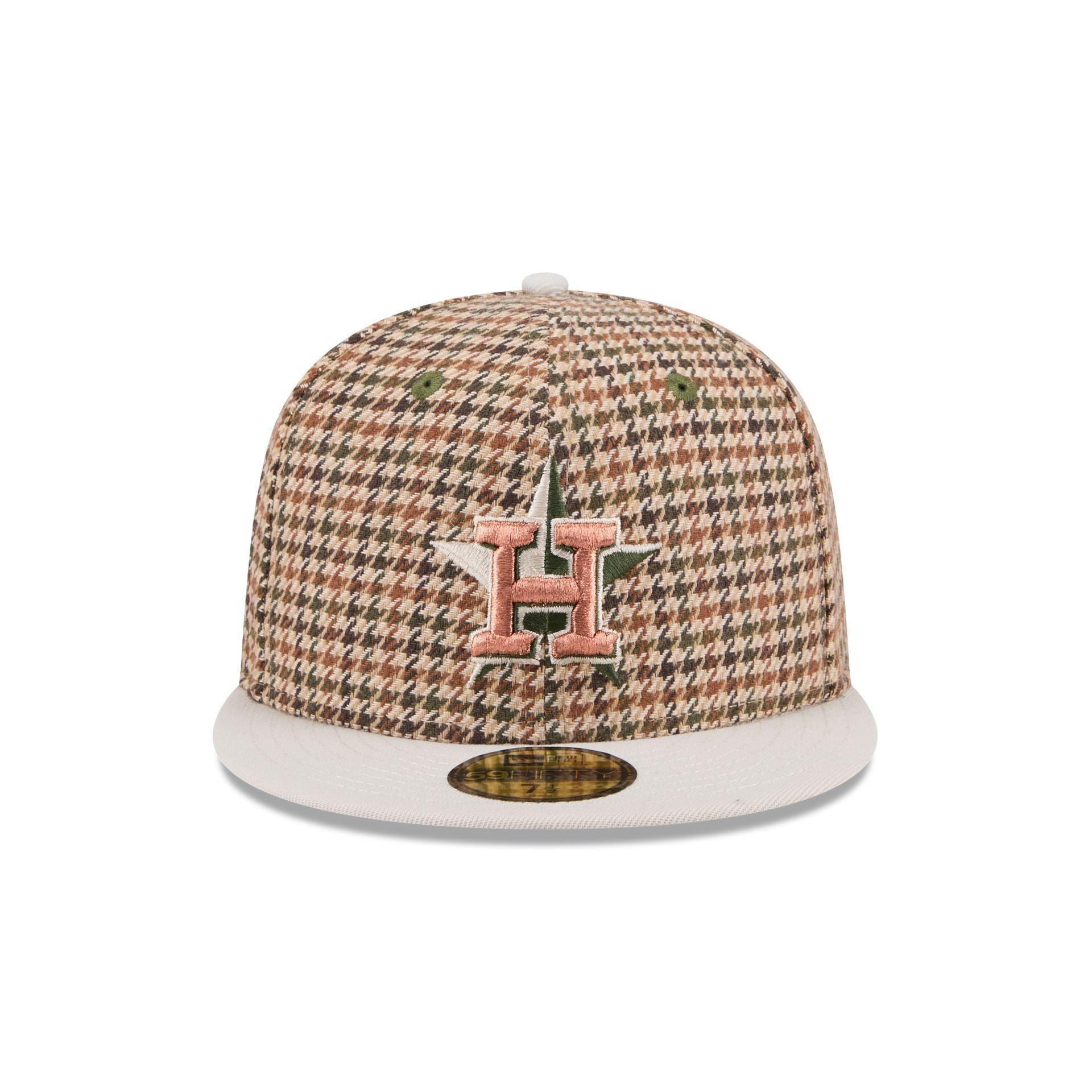 Houston Astros Houndstooth 59FIFTY Fitted Hat Male Product Image