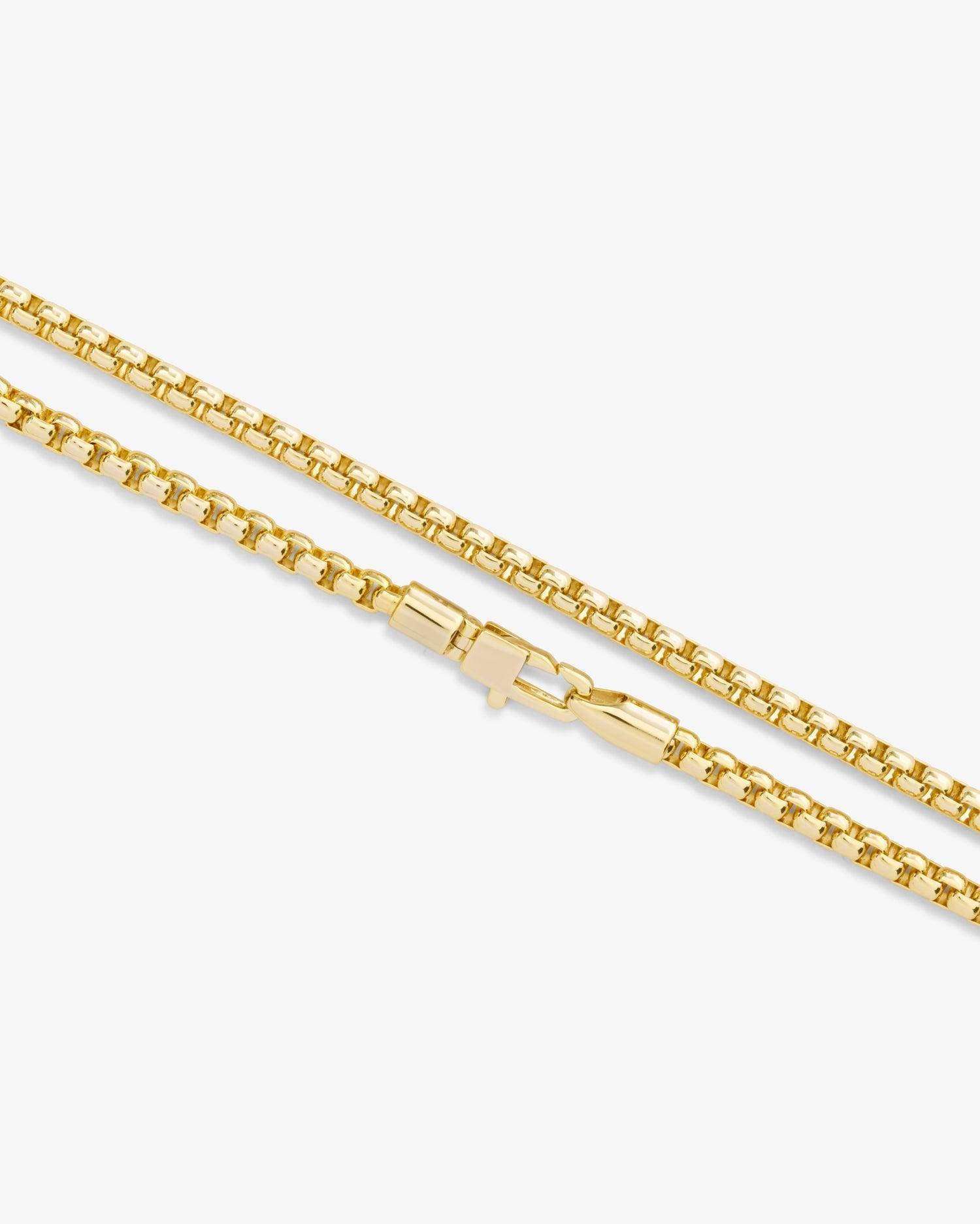 Logan Rolo Chain Necklace - Gold Male Product Image