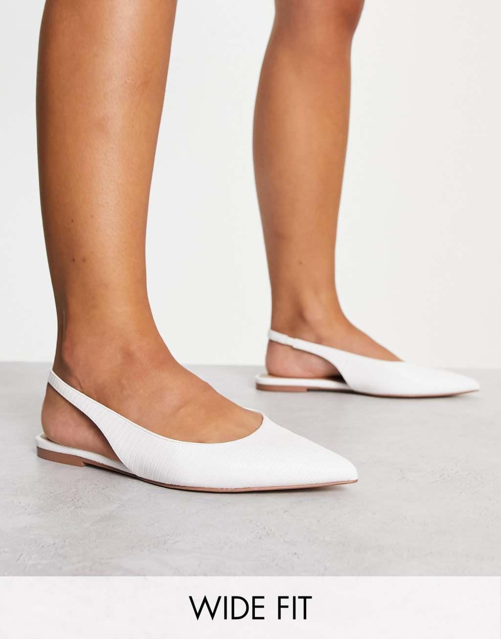 ASOS DESIGN Lala slingback ballet flats Product Image