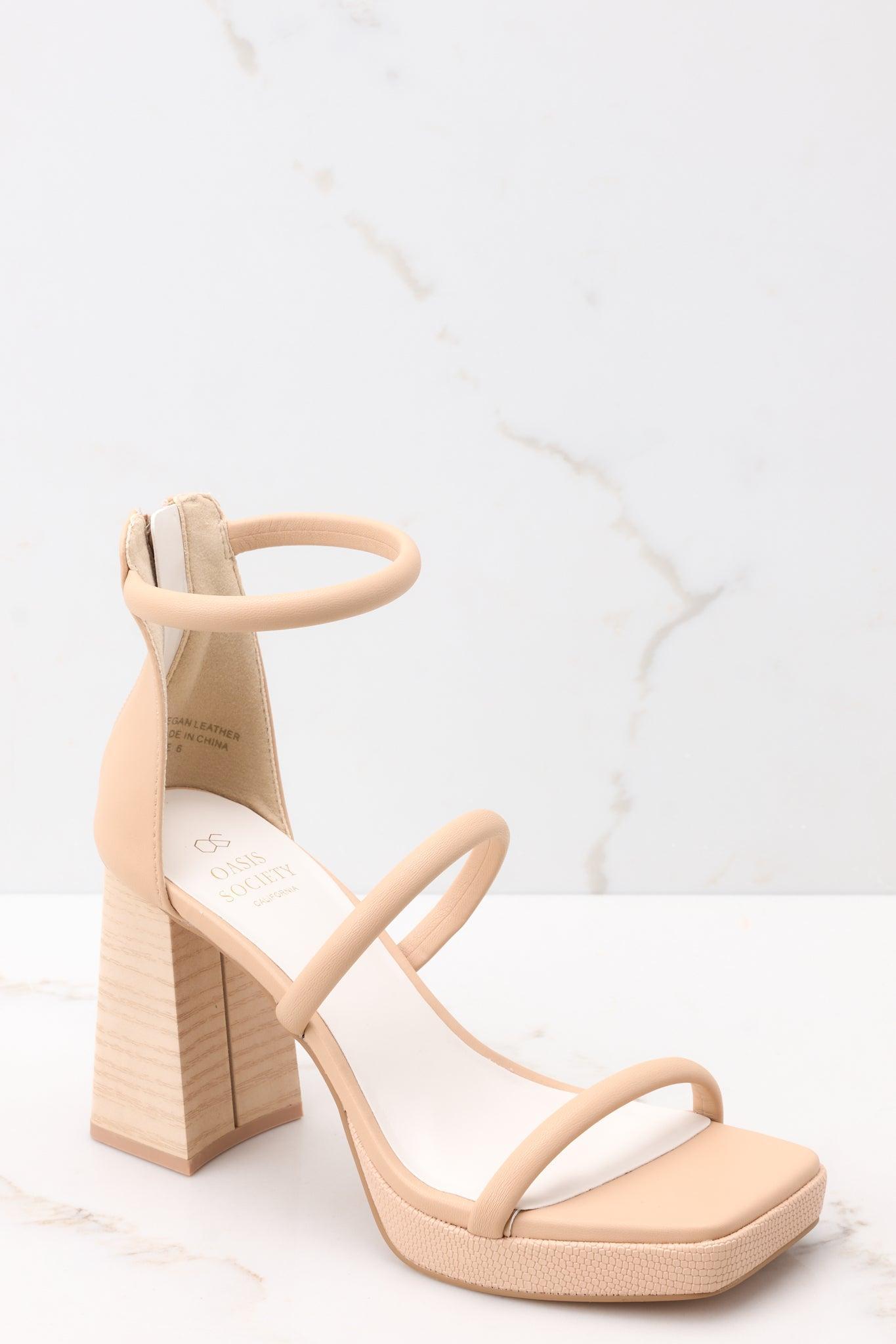 Classy Sensation Beige Heels product image