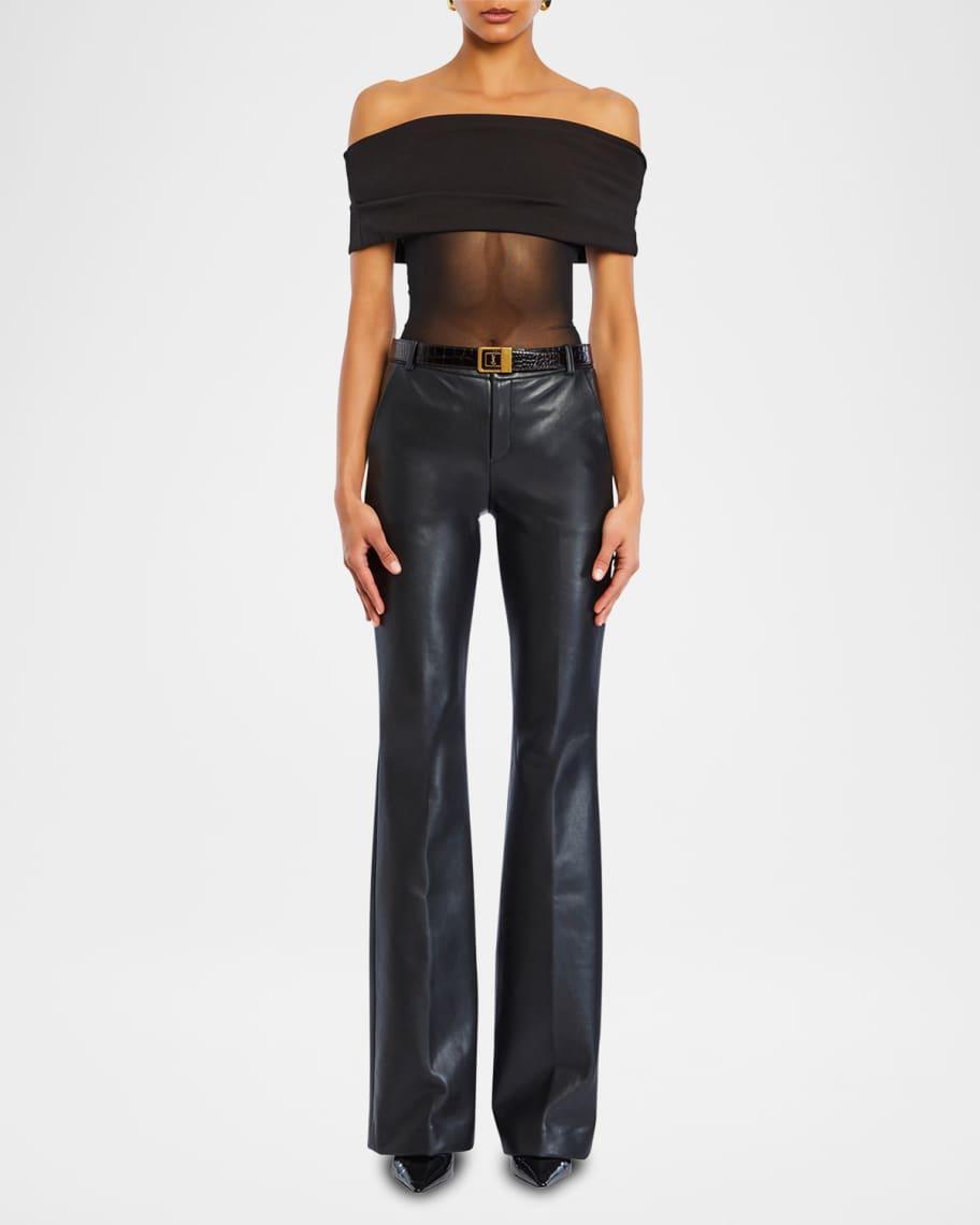 Ronja Faux Leather Trousers Product Image