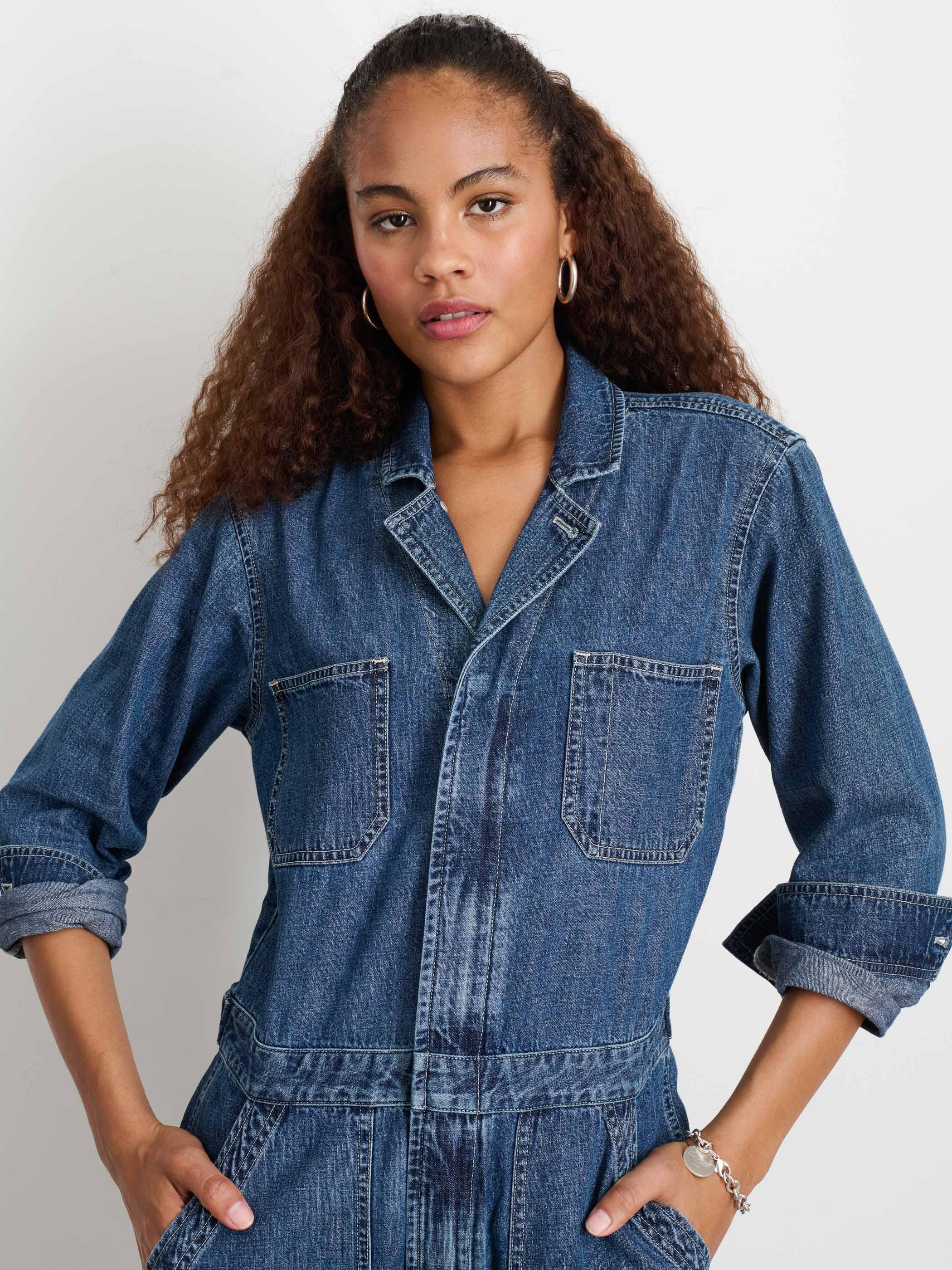 Shoreditch Jumpsuit In Denim Female Product Image