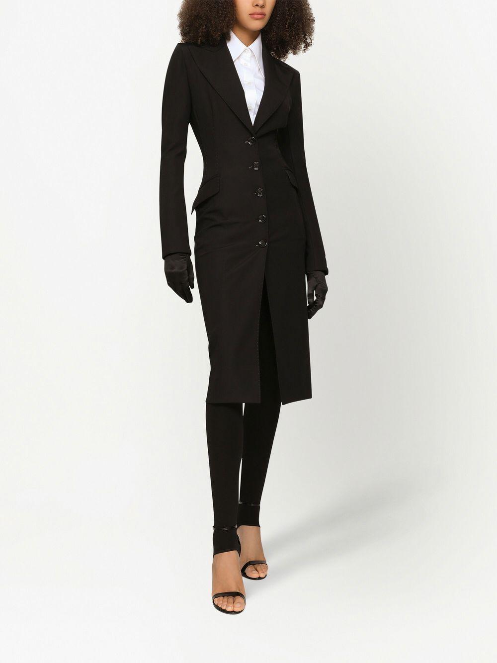 DOLCE & GABBANA Einreihiger Trenchcoat In Black Product Image