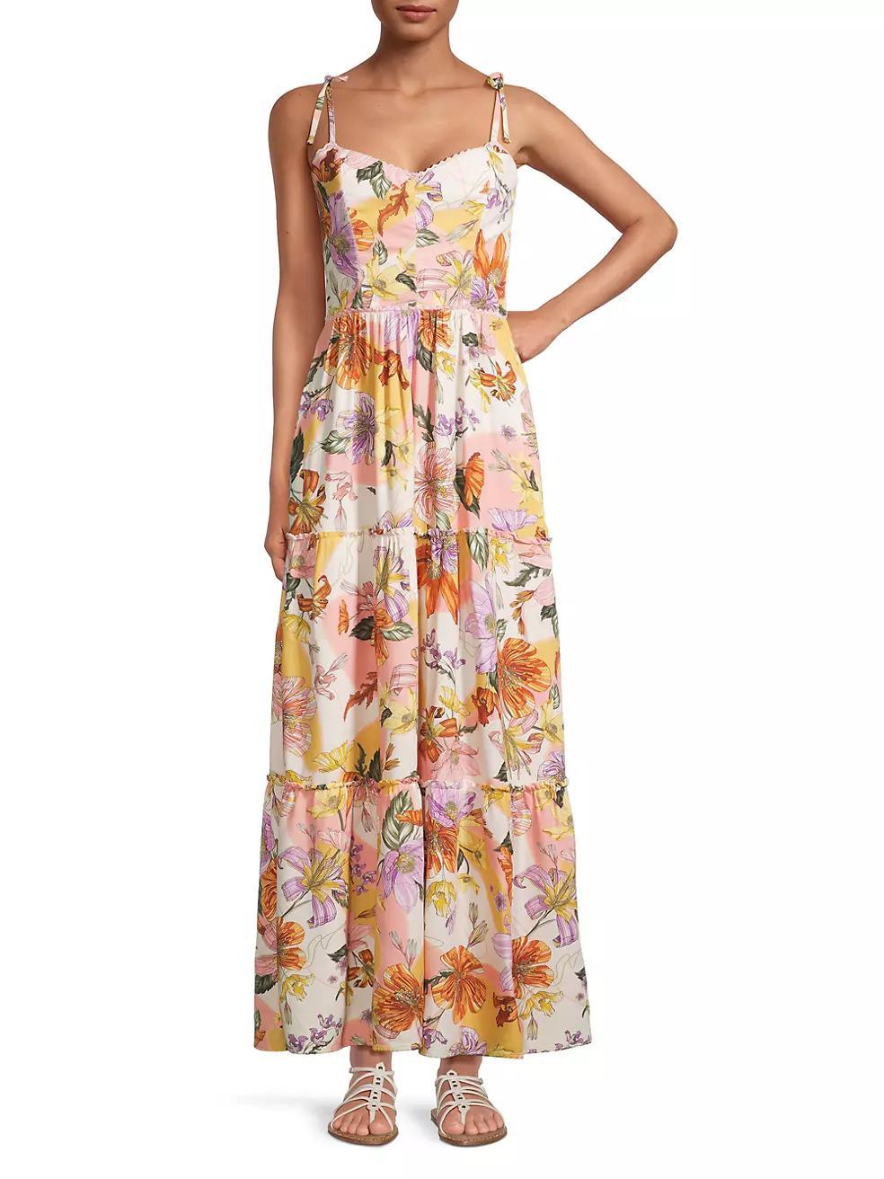 Suzie Vitreo Floral Maxi Dress Product Image