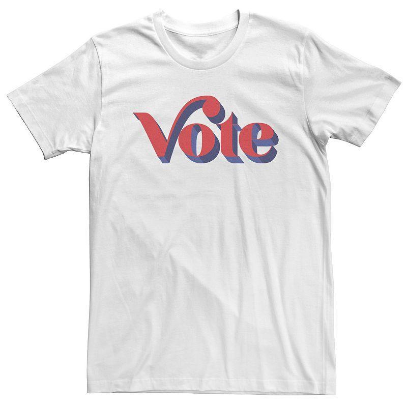 Big & Tall Vote Typographic Tee, Mens Product Image