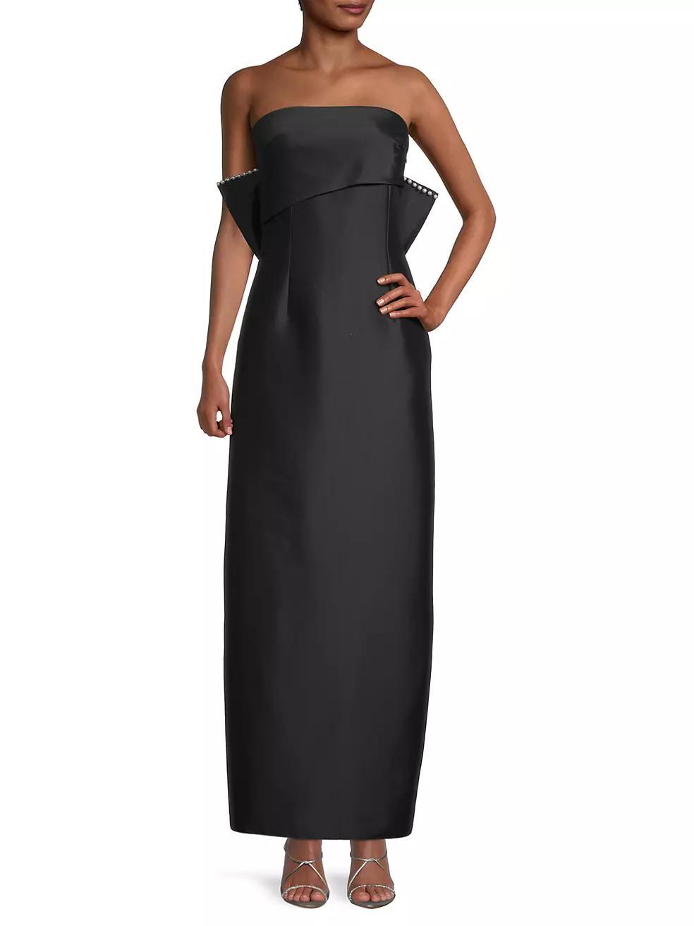 Keira Bow Column Gown Product Image