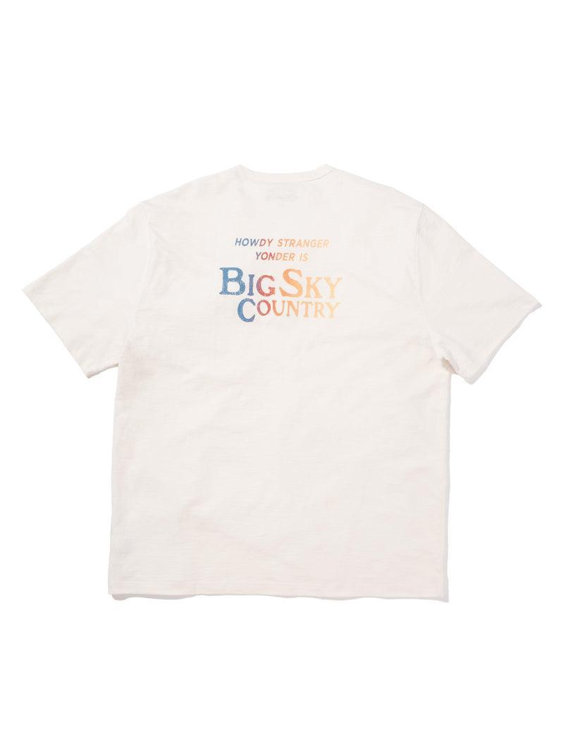 Big Sky Short-Sleeve Crew T-Shirt - White Product Image