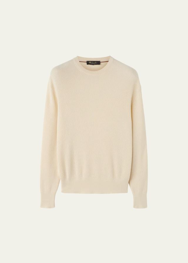 Mens Akan Cashmere-Silk Crewneck Sweater Product Image