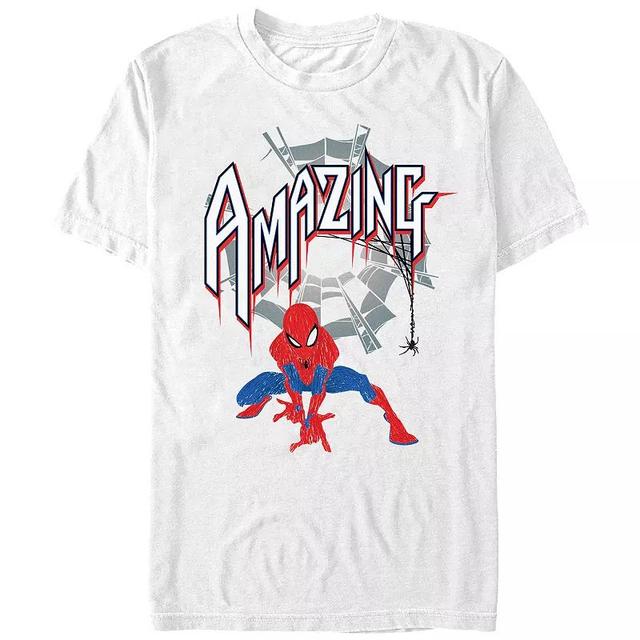 Mens Spider-Man Amazing Spidey Draw Graphic Tee Product Image