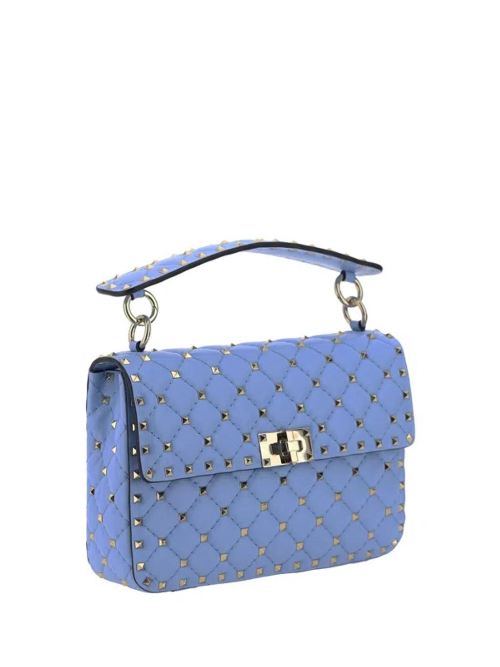 Medium Shoulder Bag | Rockstud Spike | N In Blue Product Image