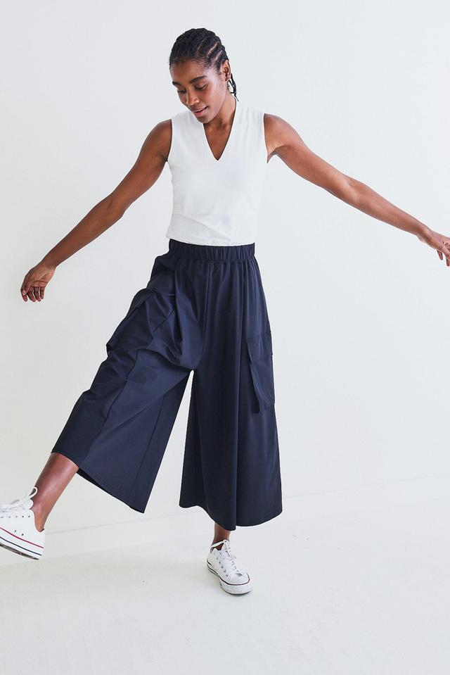 The Petite Cargo Skirt Pants Product Image