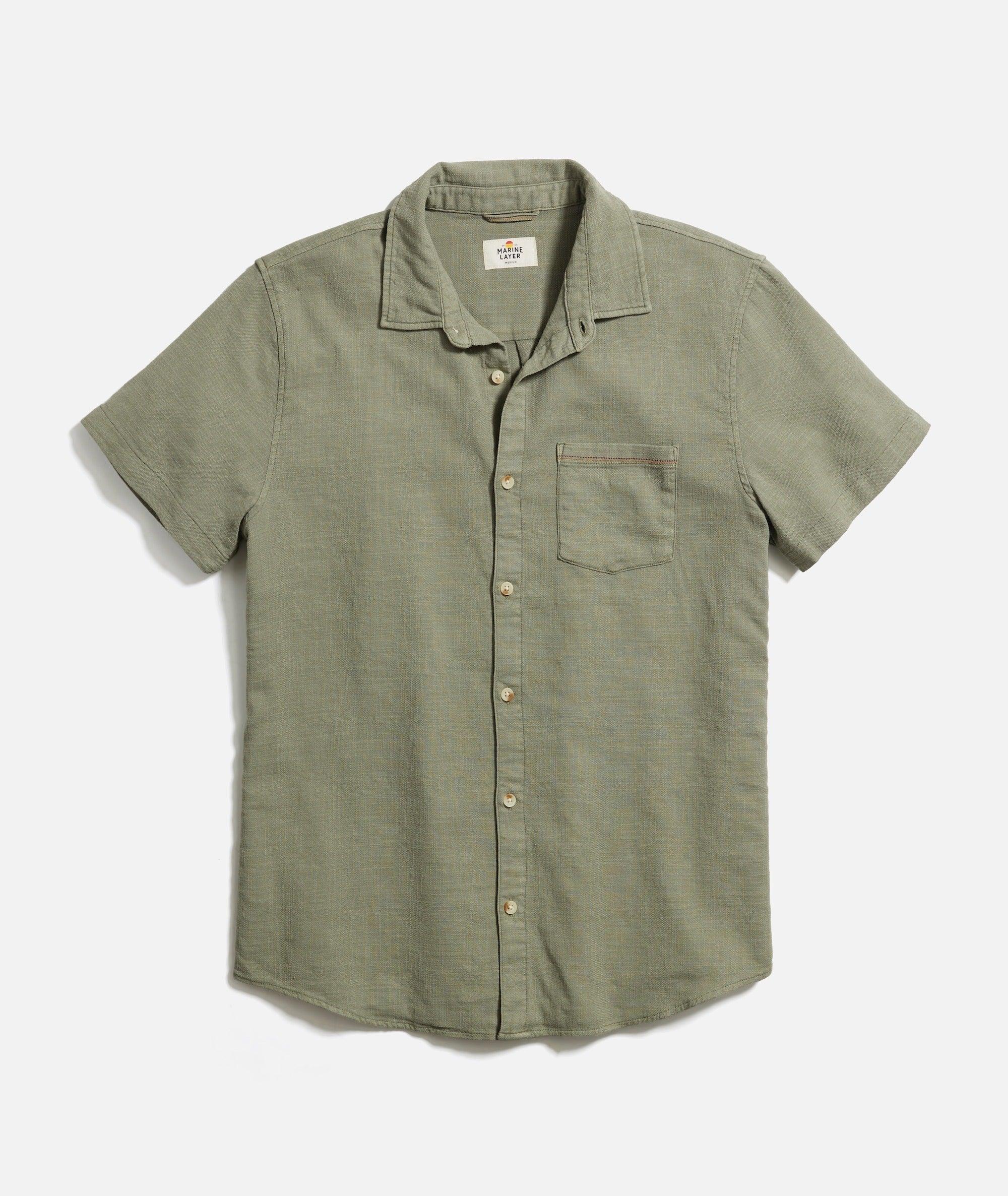 Stretch Selvage Short Sleeve Shirt Product Image