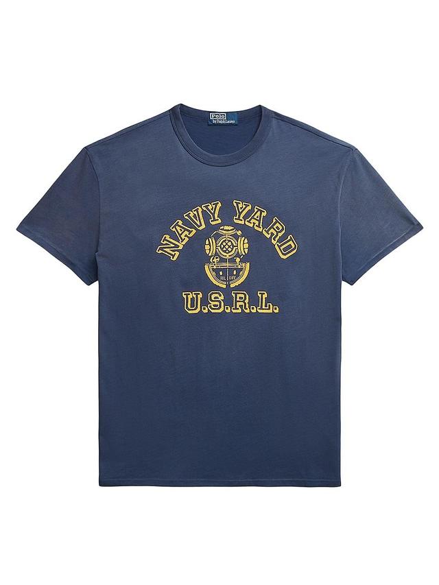 Mens Anchor Cotton T-Shirt Product Image