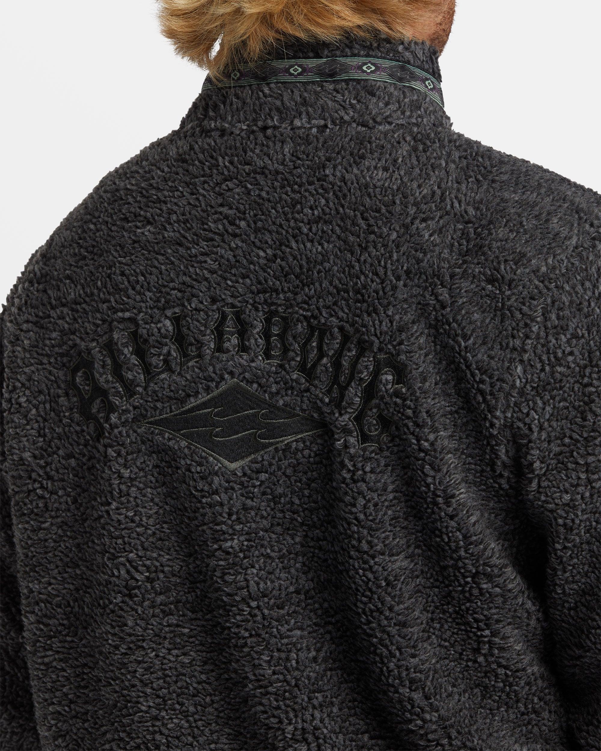 Boundary Tombstone Fleece Half Zip Pullover - Black Heather Male Product Image