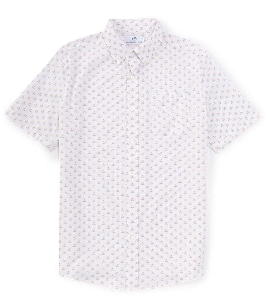 Southern Tide Brrr° Beach Voyager Short Sleeve Woven Shirt Product Image