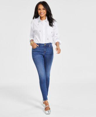 Women's Mid Rise Skinny Jeans, Created for Macy's Product Image