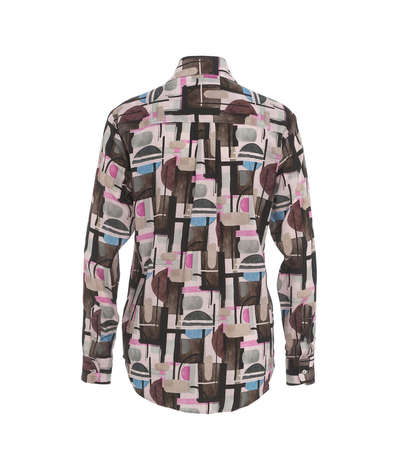 Blouse with retro print Product Image