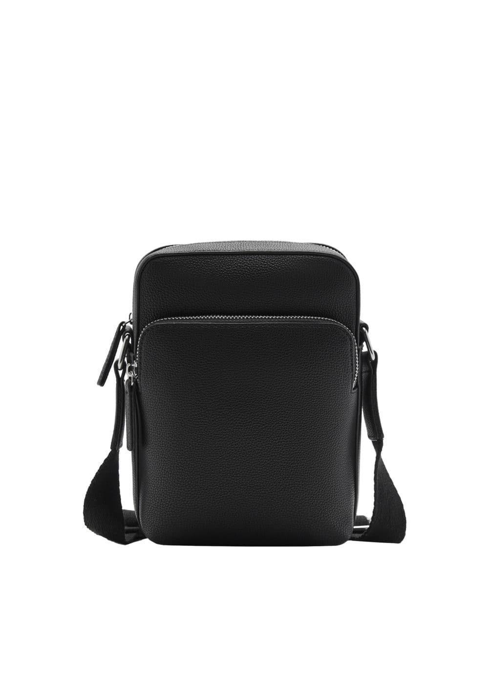 MANGO MAN - Leather-effect shoulder bag - One size - Men Product Image