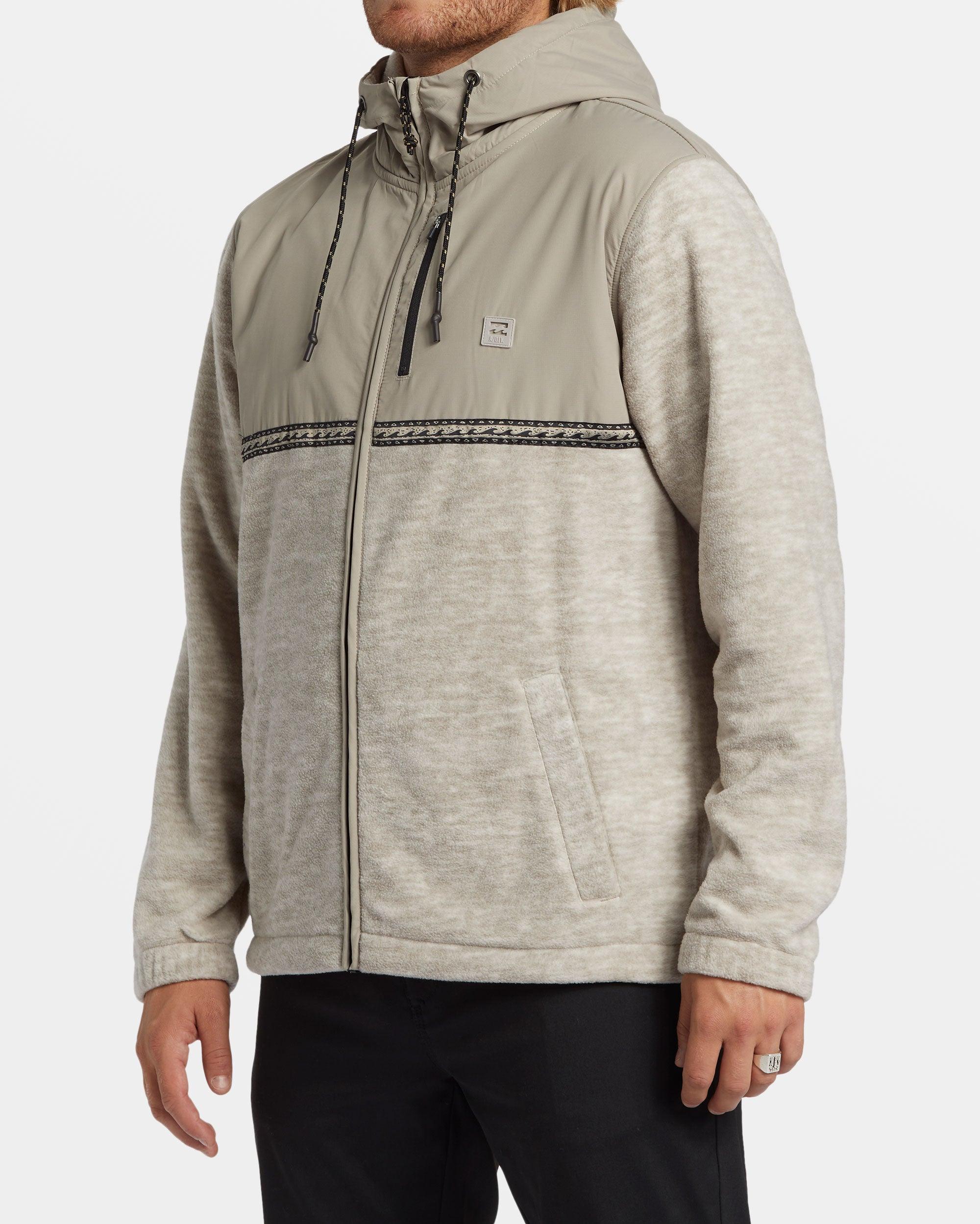 Boundary Lite Zip Hoodie - Oatmeal Heather Male Product Image