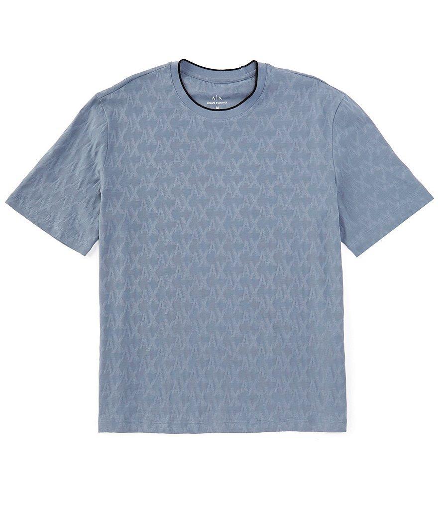 Armani Exchange Jacquard Short Sleeve T-Shirt Product Image