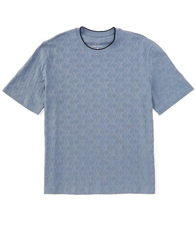 Armani Exchange Jacquard Short Sleeve T-Shirt Product Image