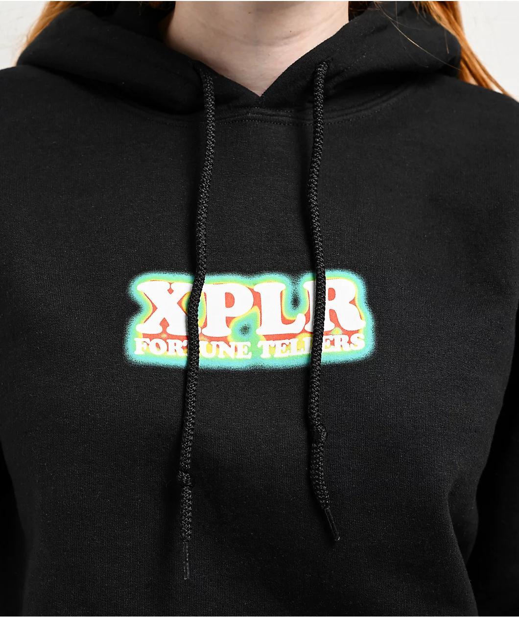 XPLR Fortune Teller Black Hoodie Product Image