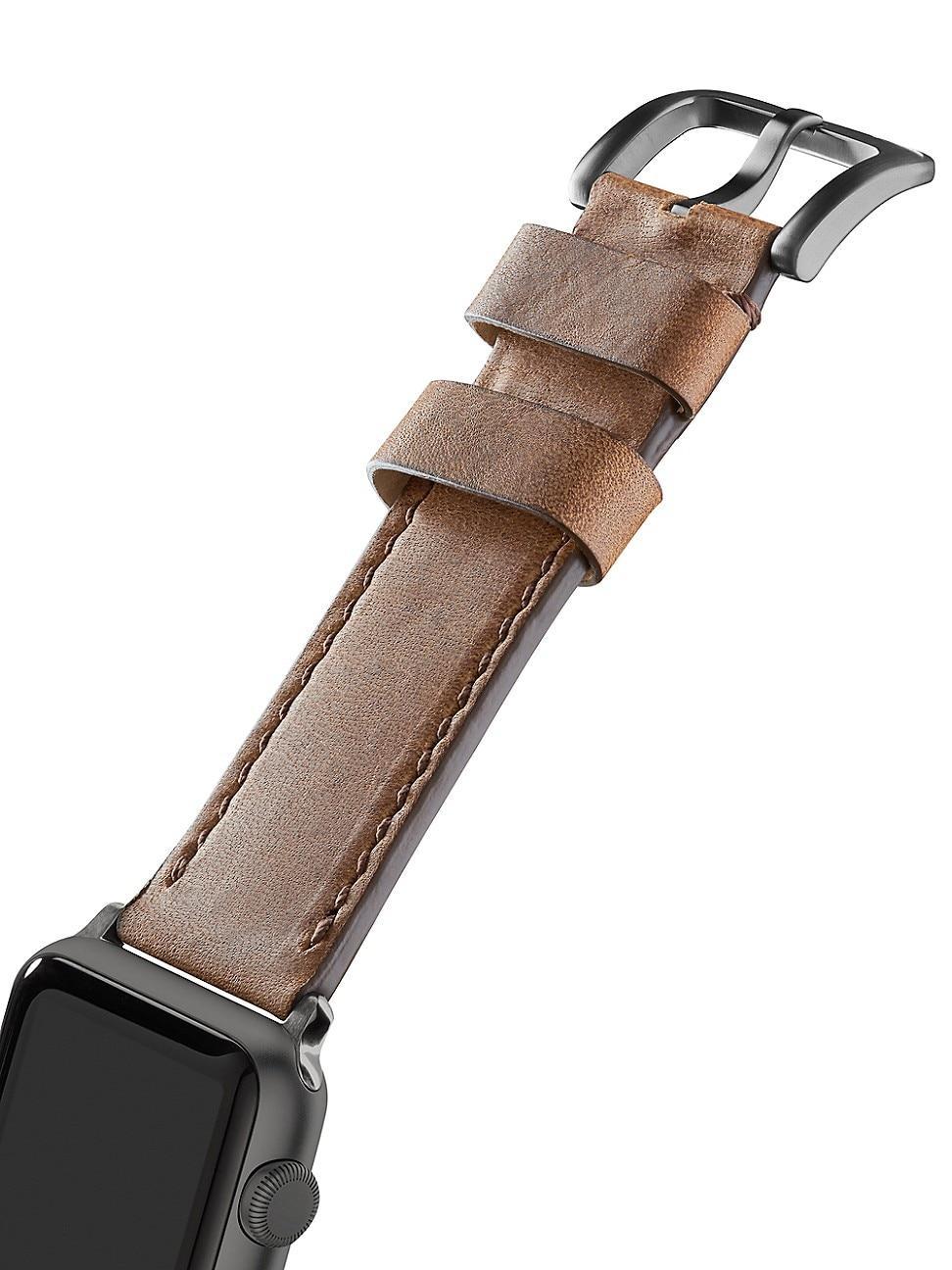 Mens Grizzly Leather Smart Watch Strap product image