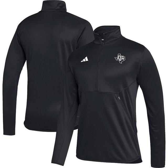 Mens adidas Texas A&M Aggies 2023 Sideline AEROREADY Half-Zip Top Product Image