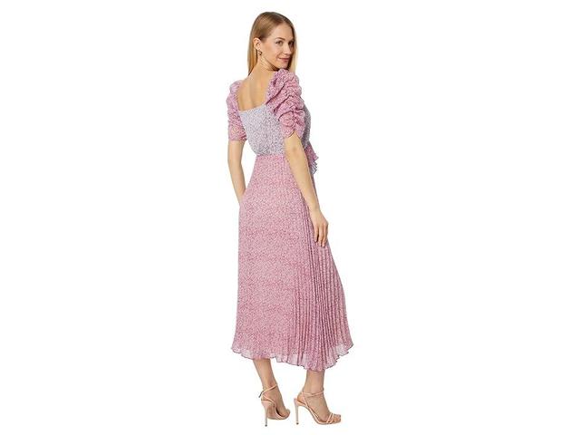 en saison Charlotte Midi Dress (Lilac) Women's Clothing Product Image