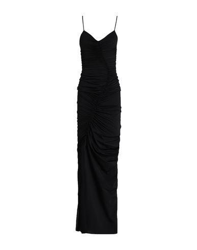 VICTORIA BECKHAM Woman Maxi Dress Black Size 0 Polyester, Elastane Product Image