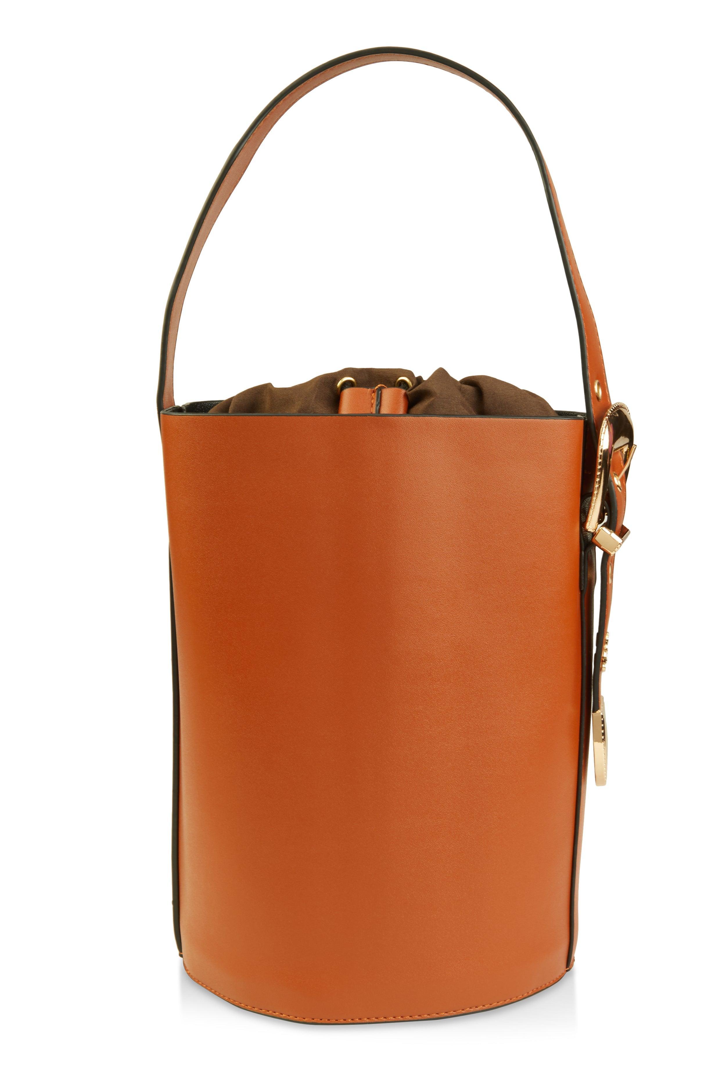 Side Buckle Bucket Handbag Female Product Image