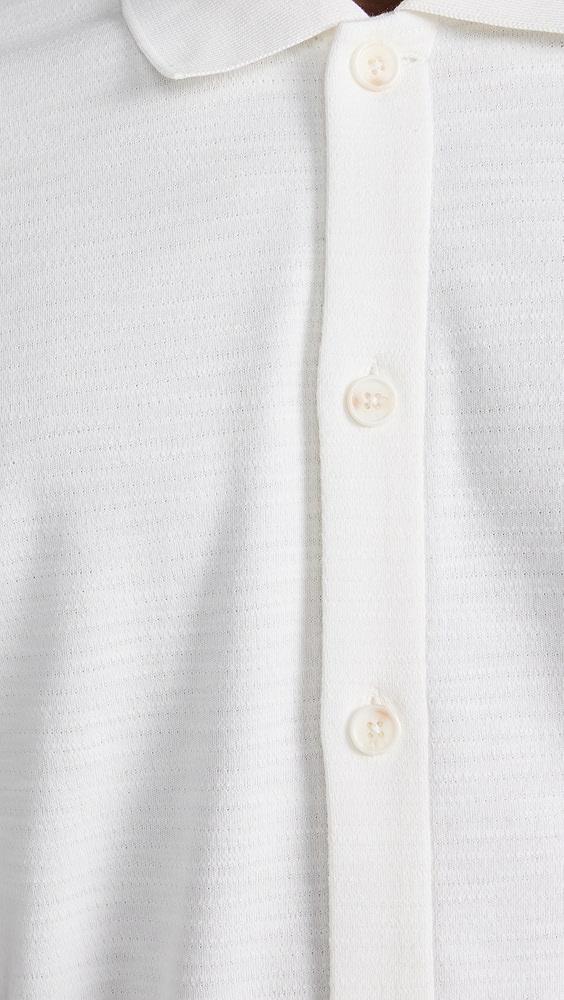 Vince Variegated Jacquard Button Down | Shopbop Product Image