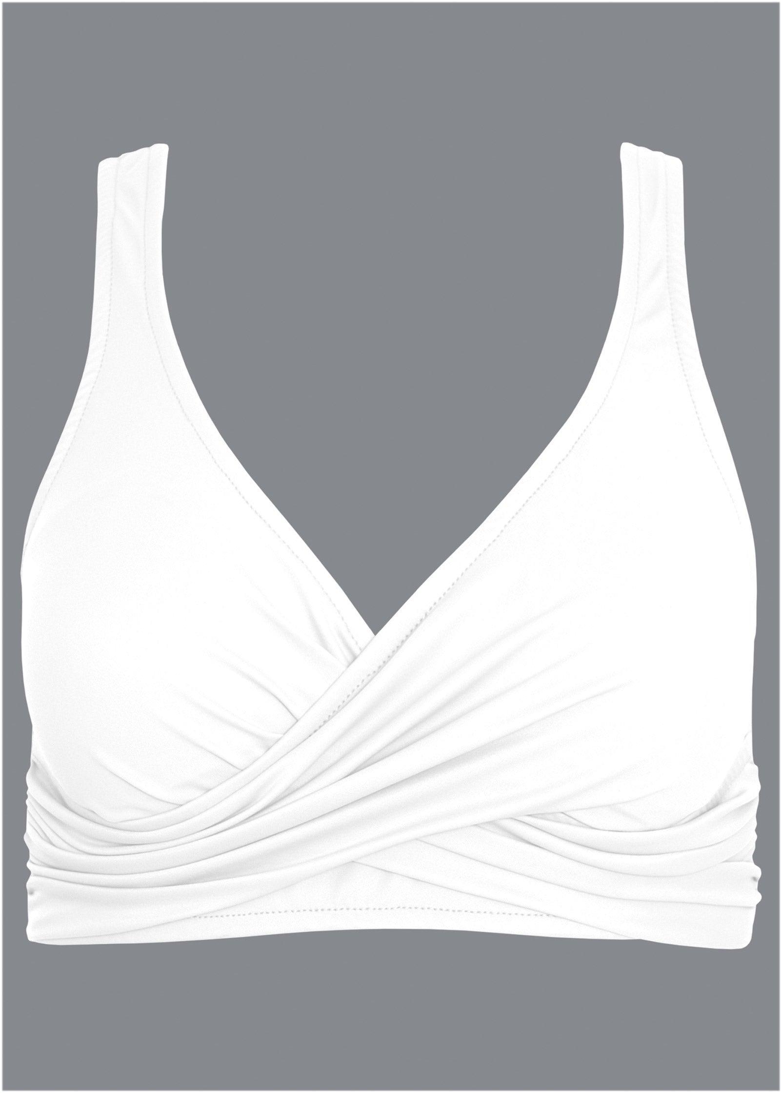 Lovely Lift Wrap Bikini Top - Bright White Product Image