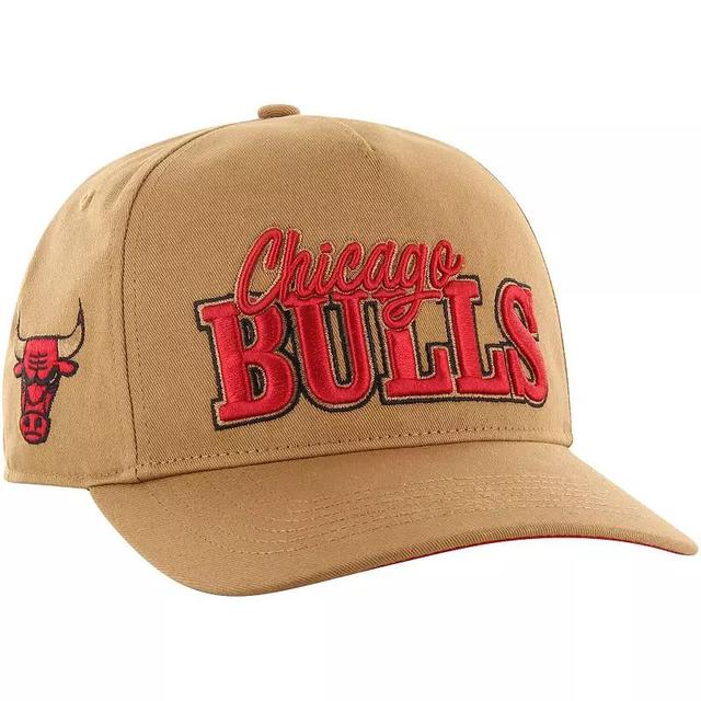 Mens 47 Tan Chicago Bulls Barnes Hitch Adjustable Hat Product Image