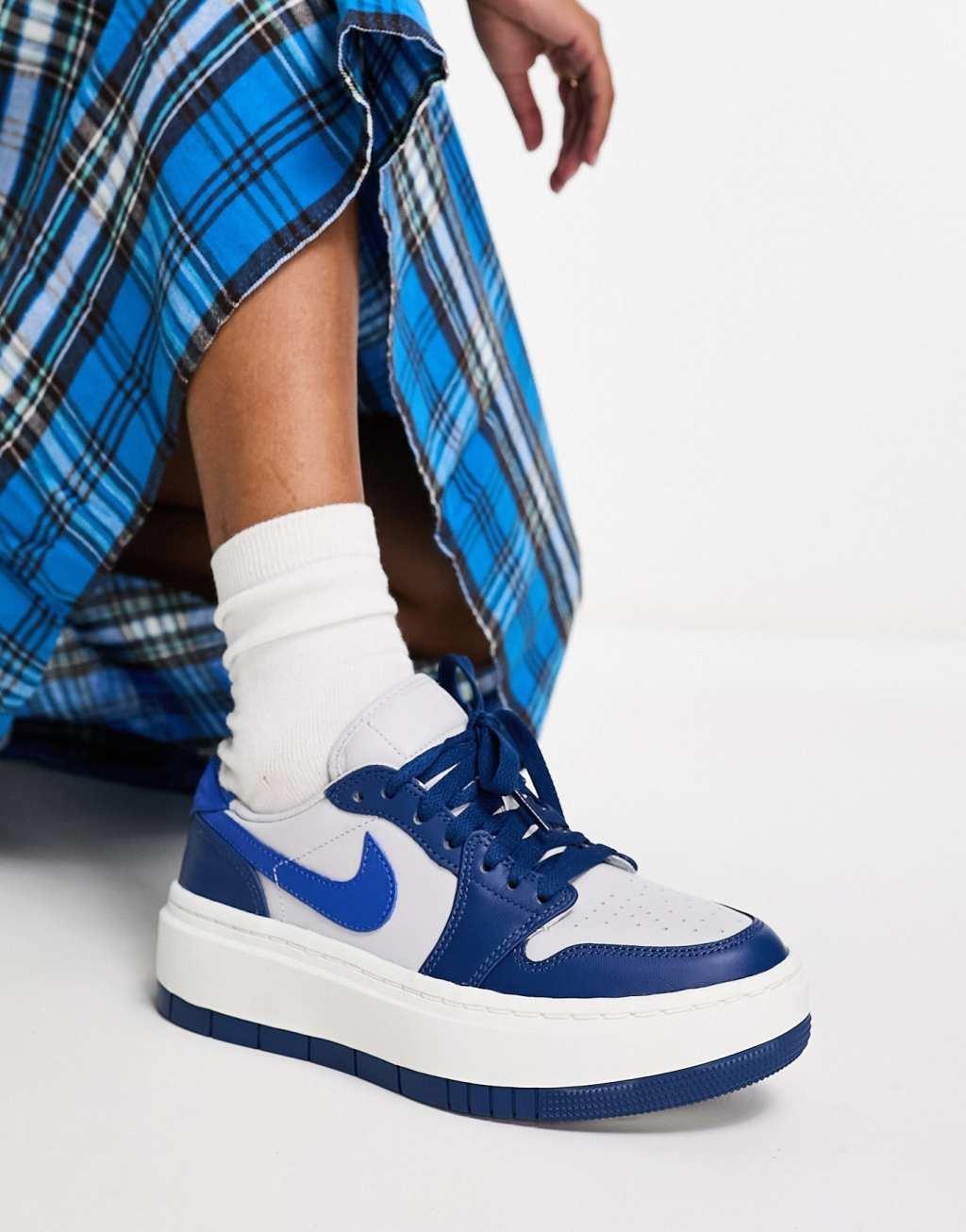 Nike Jordan Air 1 Elevate Low sneakers in blue and white Product Image