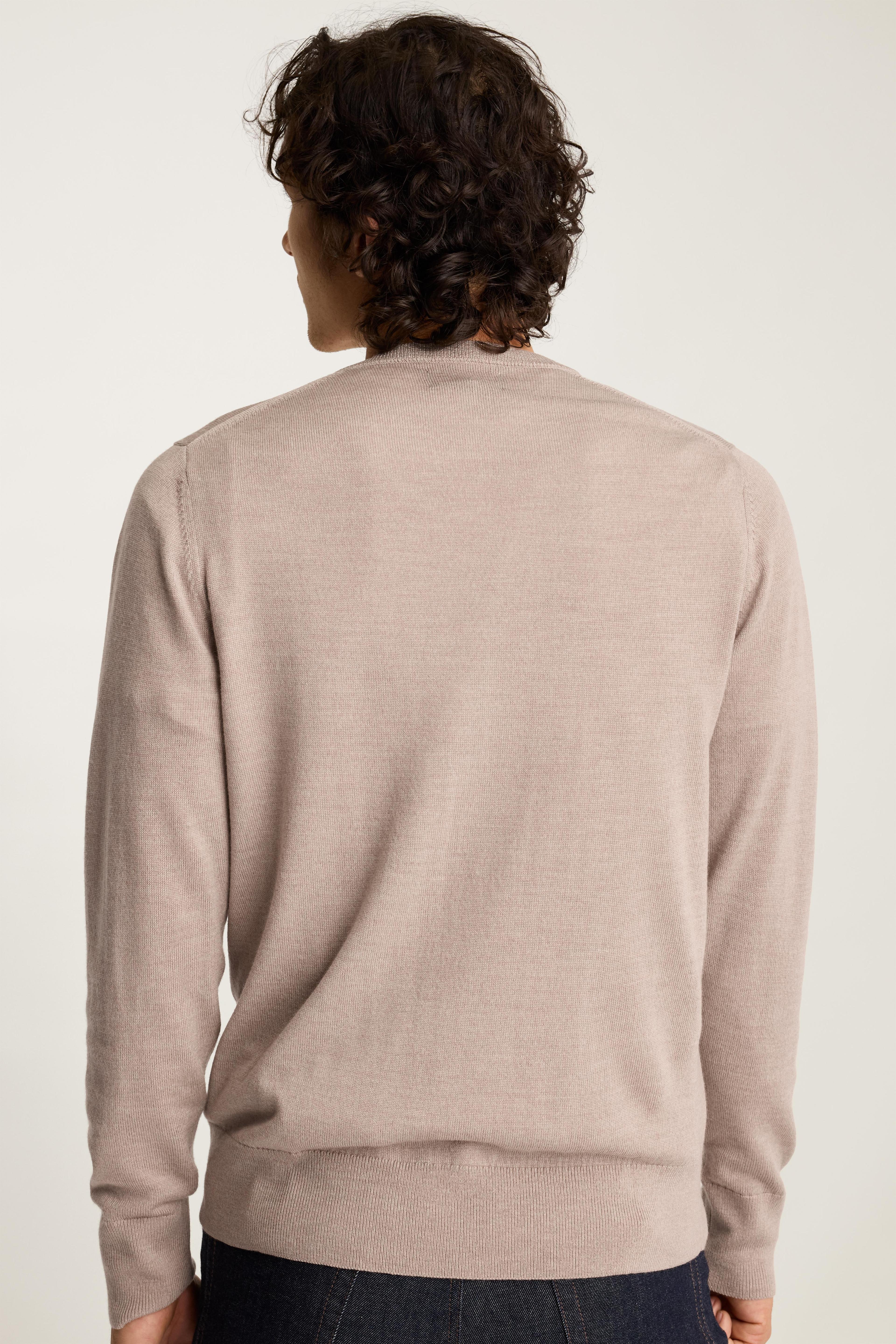 Washable Merino Crew Neck Sweater Product Image