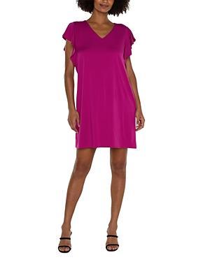 Liverpool Los Angeles Flutter Sleeve Dress Product Image