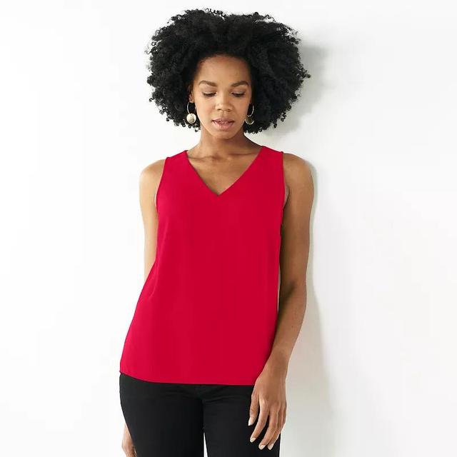 Womens Nine West V-Neck Tank Top Product Image