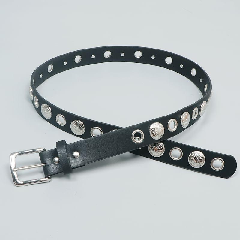 Faux Leather Buckled Belt Product Image