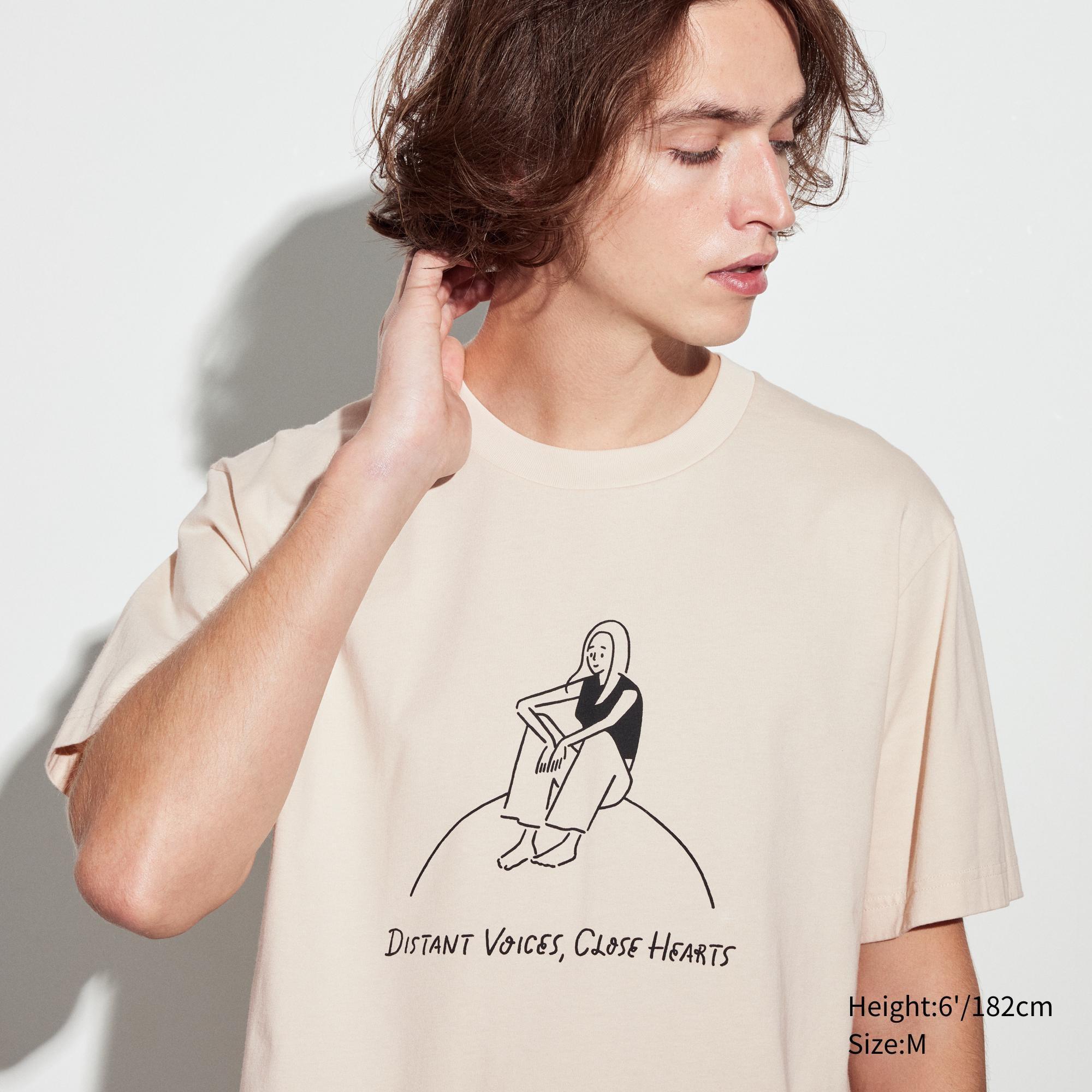 Peace For All Short-Sleeve Graphic T-Shirt (Yu Nagaba) Natural Small UNIQLO US Product Image