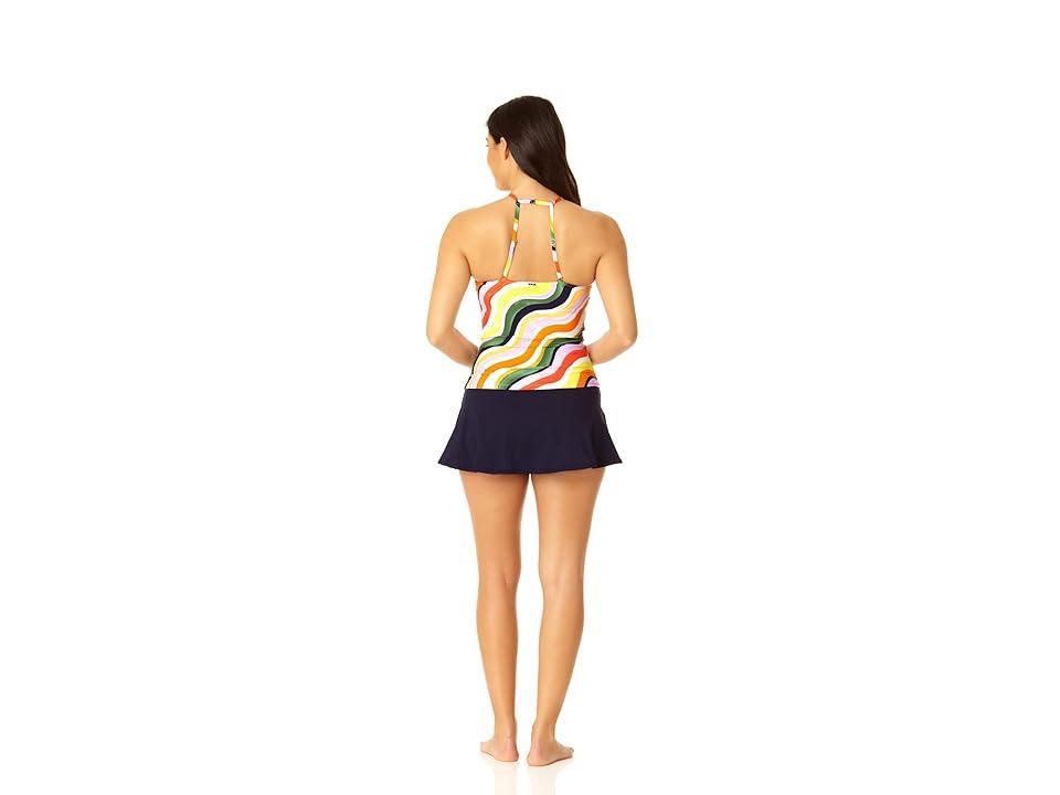 Anne Cole High Neck Tankini (Multi) Women's Swimwear Product Image