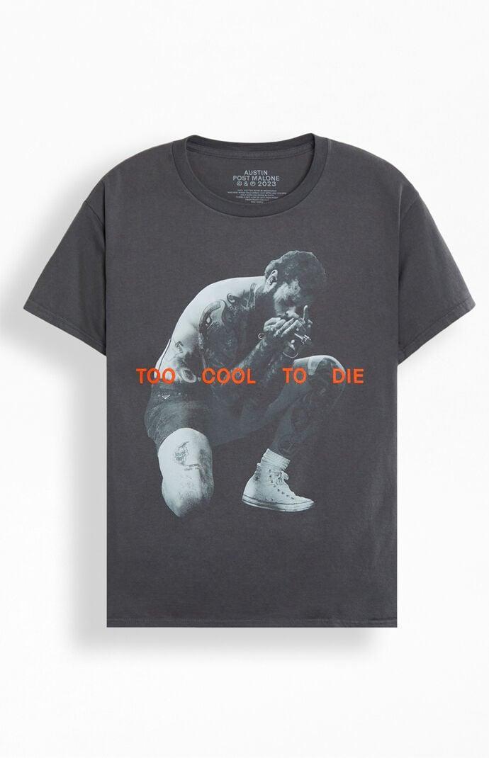 Men's Post Malone Too Cool To Die T-Shirt Product Image