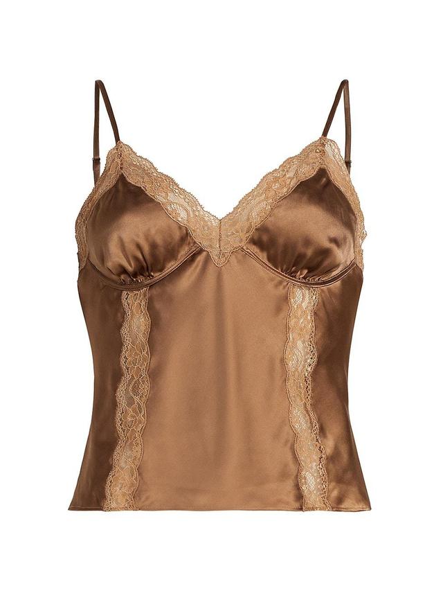 Womens Luca Silk & Lace Camisole Product Image