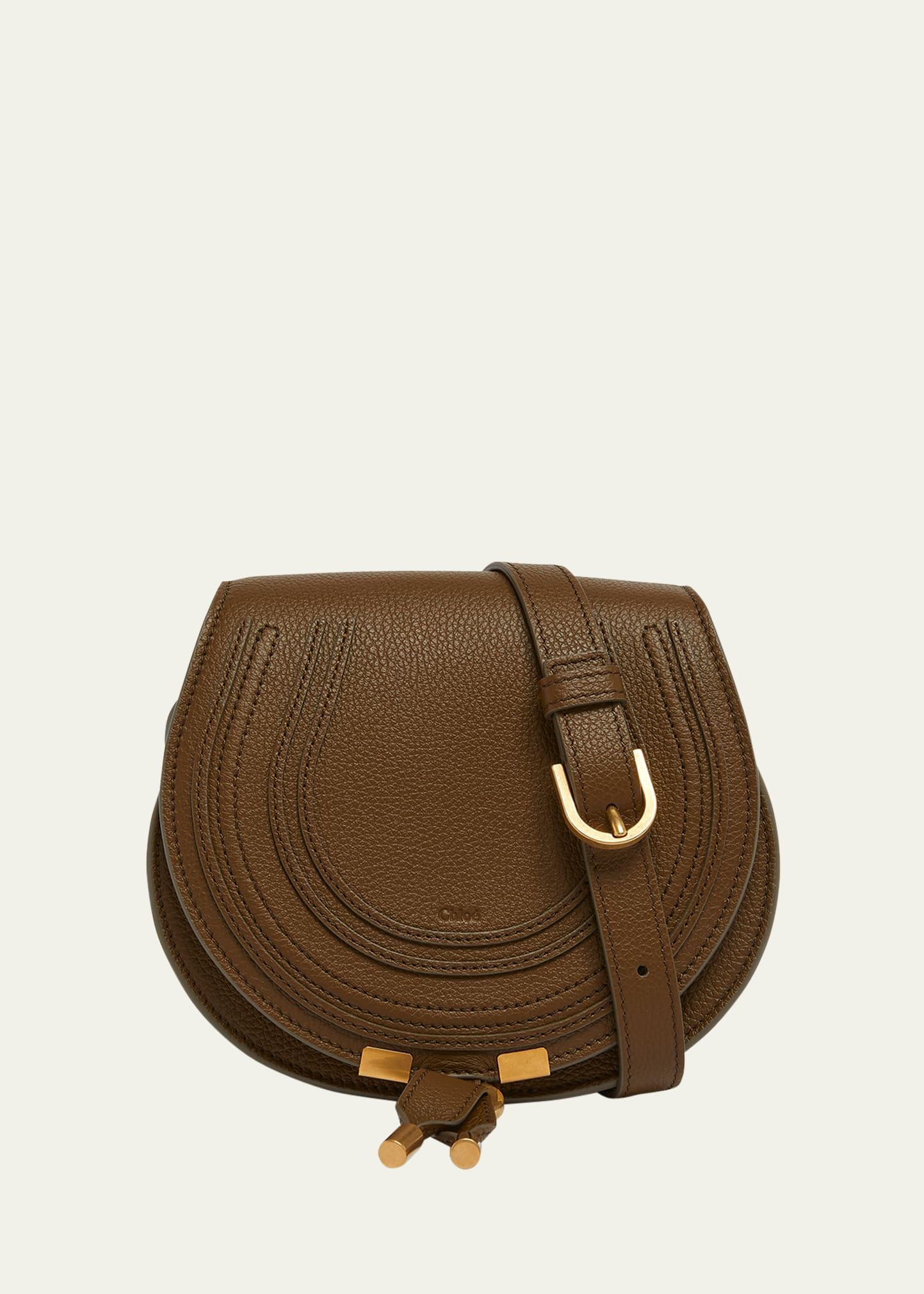 Chlo Small Marcie Leather Crossbody Bag Product Image