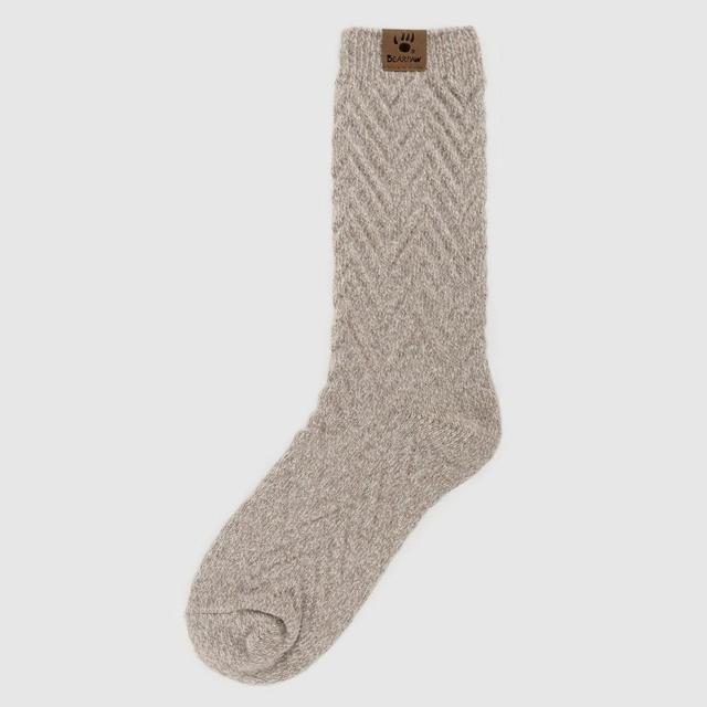 Bearpaw Womens Chevron Textured Boot Socks 5-10 Product Image