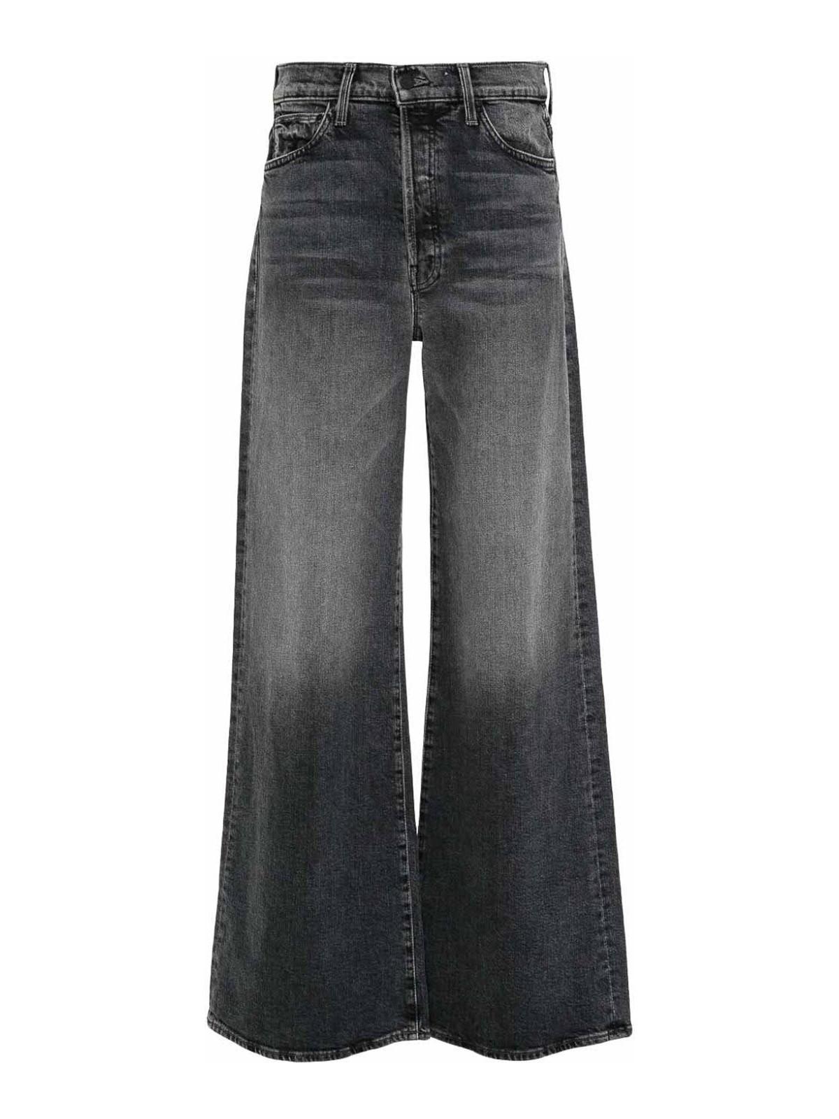 MOTHER Stretch Cotton Denim Jeans In Blue Product Image